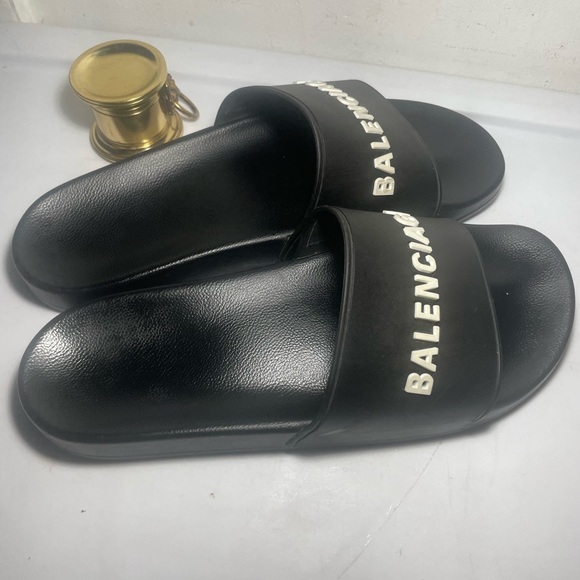 BALENCIAGA shoes / BALENCIAGA Pool side sandals sz 10 made in italy - Picture 5 of 12